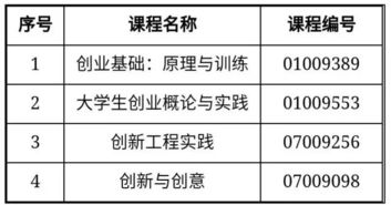 選修課,管理辦法,創(chuàng  )新,創(chuàng  )業(yè)
