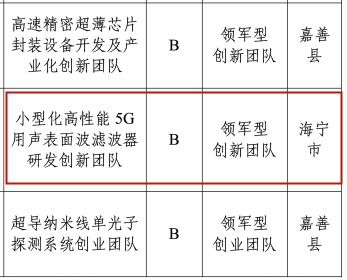 嘉興市領(lǐng)軍型創(chuàng  )業(yè)創(chuàng  )新團隊