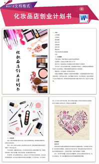 創(chuàng  )新創(chuàng  )業(yè)計劃書(shū)化妝品店