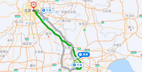 天津離北京多遠的距離,北京到天津距離圖2