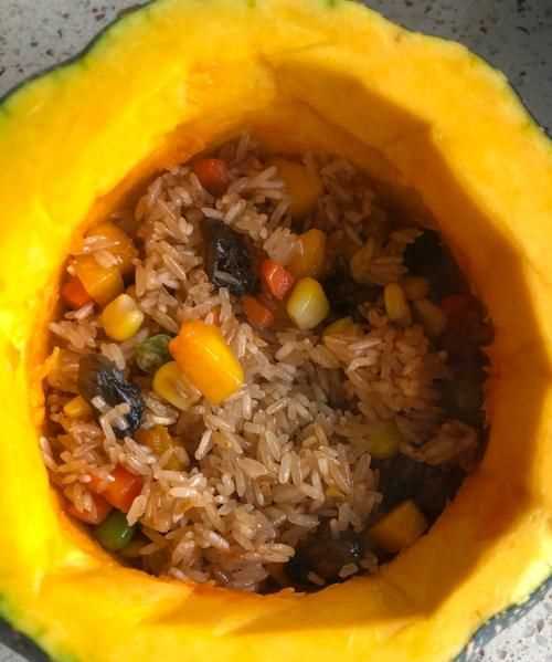 南瓜蒸米飯用生米還是熟米