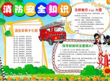 火災逃生安全知識手抄報