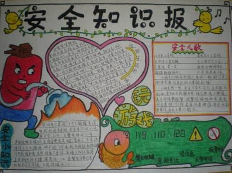 手抄報安全知識怎么寫(xiě)