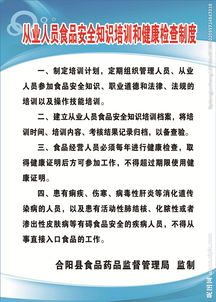 食品安全知識培訓記錄表格