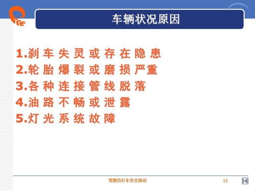 日常行車(chē)安全知識word