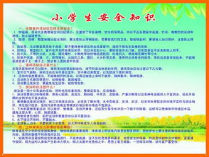 小學(xué)生安全知識百科