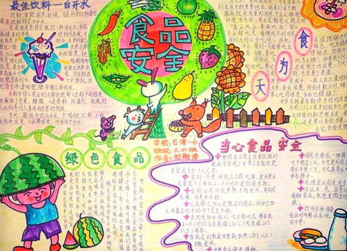 食品安全兒童手抄報知識