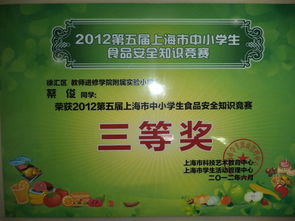 上海市中小學(xué)生食品安全知識網(wǎng)