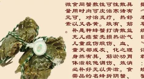 螃蟹的營(yíng)養價(jià)值及功效