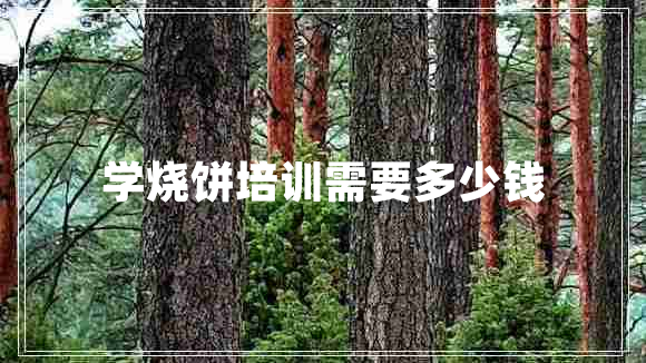 學(xué)燒餅培訓需要多少錢(qián)
