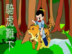 騎虎難下典故