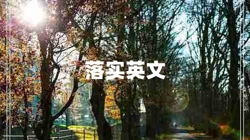 落實(shí)英文