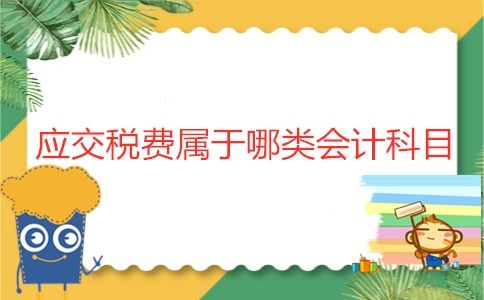 應交稅費屬于哪類(lèi)會(huì )計科目