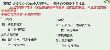 應交稅費內帳會(huì )計科目
