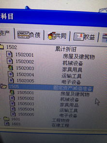 折舊,會計科目