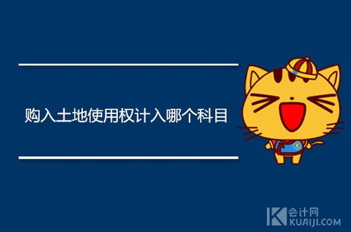 土地使用權屬于什么會(huì )計科目,土地使用權計入什么會(huì )計科目,土地使用權價(jià)值屬于什么會(huì )計科目