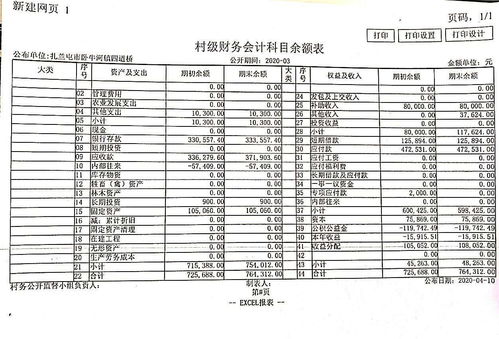 村級財務會計科目圖書