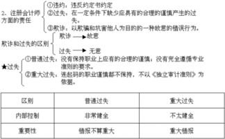 法律責任,錯誤,會(huì )計科目