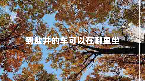到鹽井的車(chē)可以在哪里坐