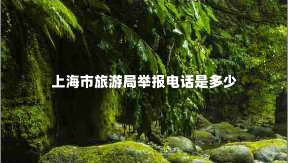 上海市旅游局舉報電話(huà)是多少