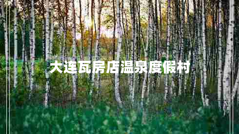 大連瓦房店溫泉度假村 大連瓦房店溫泉度假村