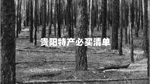 貴陽特產(chǎn)必買清單 貴陽特產(chǎn)必買清單
