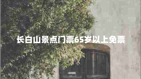長(cháng)白山景點(diǎn)門(mén)票65歲以上免票