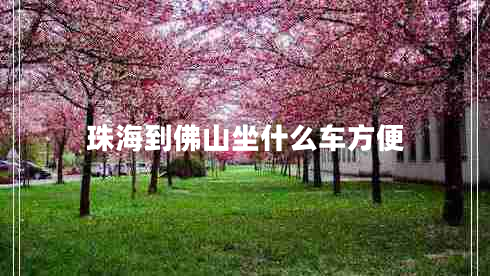 珠海到佛山坐什么車(chē)方便
