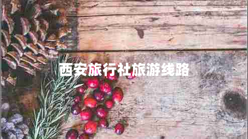 西安旅行社旅游線(xiàn)路
