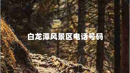 白龍潭風(fēng)景區電話(huà)號碼