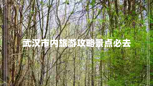 武漢市內旅游攻略景點(diǎn)必去