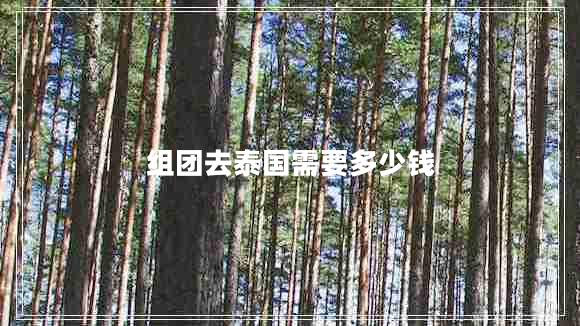 組團去泰國需要多少錢(qián)