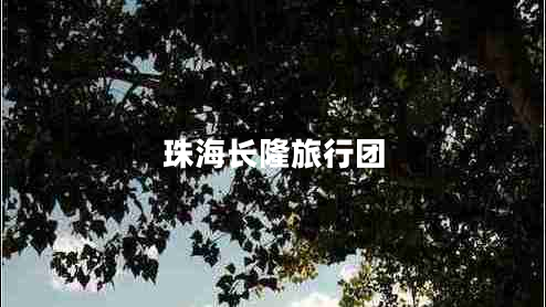 珠海長(cháng)隆旅行團