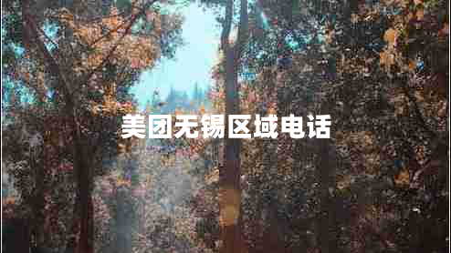 美團無(wú)錫區域電話(huà)