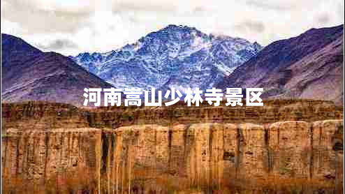 河南嵩山少林寺景區