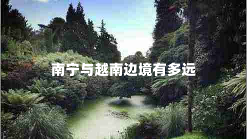 南寧與越南邊境有多遠