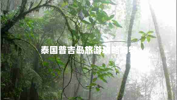 泰國普吉島旅游攻略購物