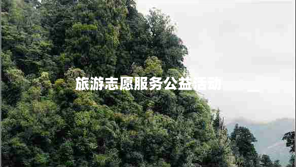 旅游志愿服務公益活動 旅游志愿服務公益活動