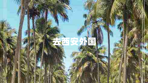 去西安外國
