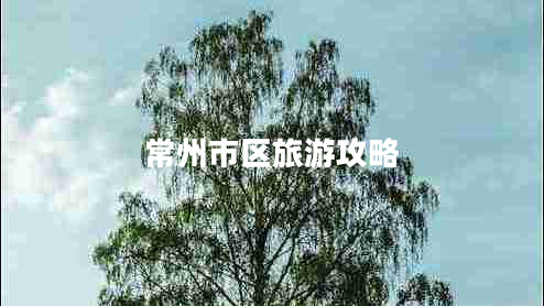 常州市區旅游攻略