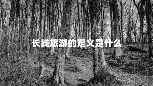 長(cháng)線(xiàn)旅游的定義是什么