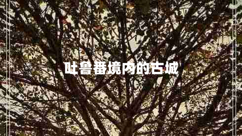 吐魯番境內的古城