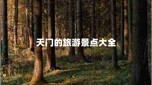 天門(mén)的旅游景點(diǎn)大全