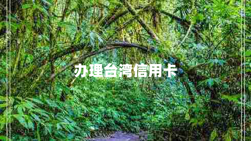 辦理臺灣信用卡