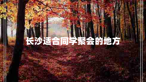 長(cháng)沙適合同學(xué)聚會(huì )的地方