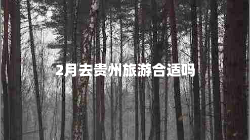 2月去貴州旅游合適嗎 2月去貴州旅游合適嗎