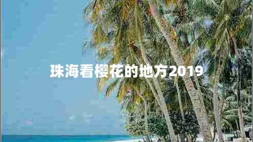 珠海看櫻花的地方2019