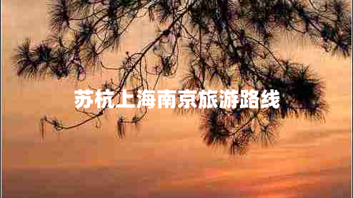 蘇杭上海南京旅游路線(xiàn)