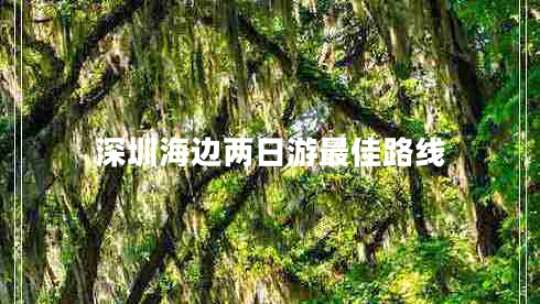 深圳海邊兩日游最佳路線(xiàn)
