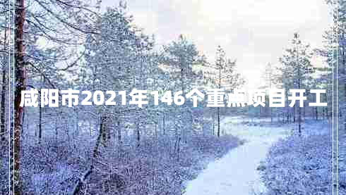 咸陽市2021年146個(gè)重點(diǎn)項(xiàng)目開工